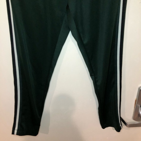 Zara Man Green & White Striped Jogger Pants Size Medium - Picture 3 of 9